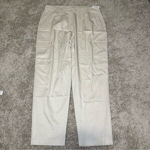 Extra High-Waist Khaki Cargo Trousers, XL Tall